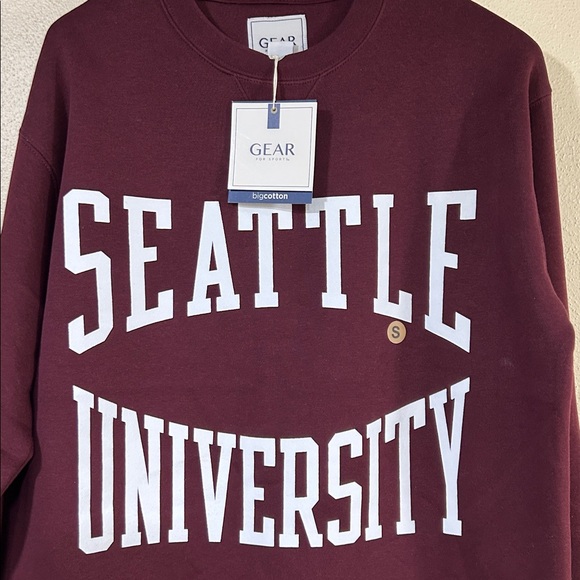 Beautiful Seattle University Sweatshirt Men’s Small, XL, 2XL,  NWT Retail $56 - Picture 2 of 7